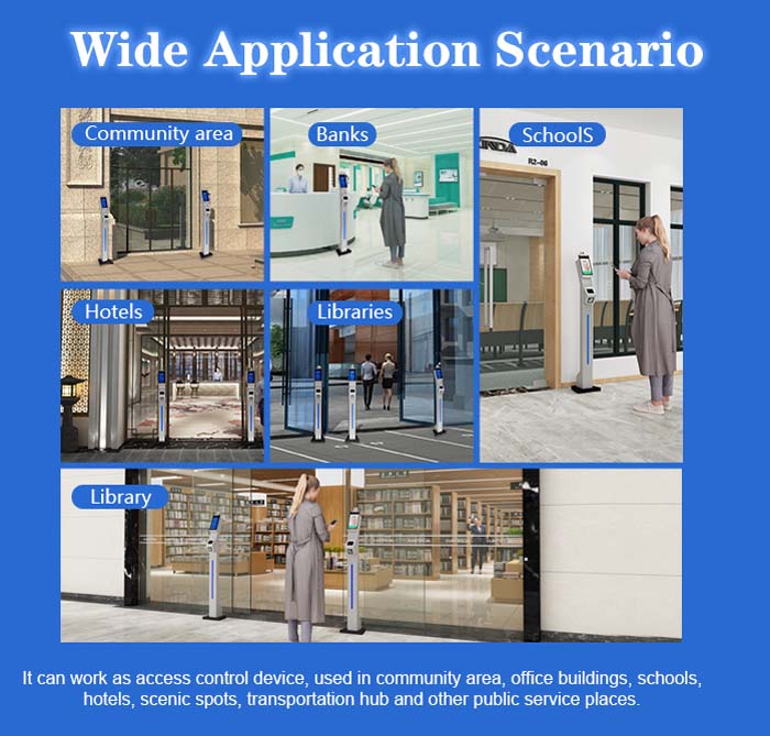 F2-FHS Face Recognition Body Temperature Integrated Machine