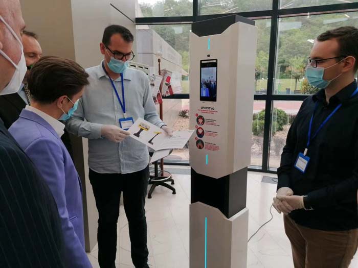 Rakinda Facial Recognition and Temperature Measure Device Gets Good Feedback from Re-sellers in Europe