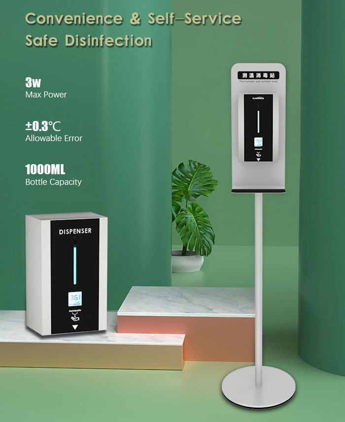 TF88 Intelligent Temperature Measurement Soap Liquid Dispenser