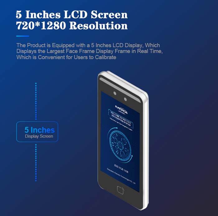 F1 Face Recognition Attendance and Access Control Terminal