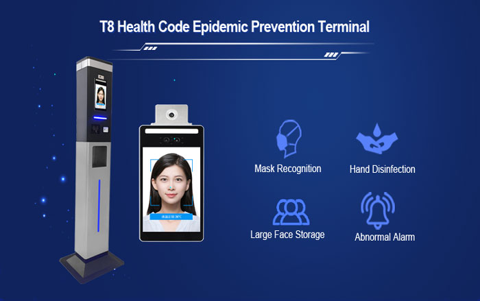 T8 Face Temperature and Hand Disinfection Machine