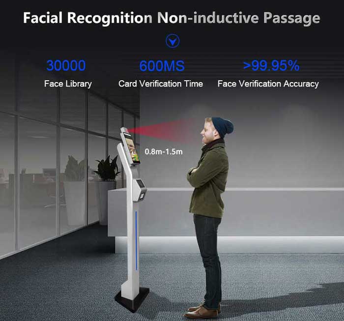 F3-FHS Face Recognition Terminal for Temperature Measuring and Attendance