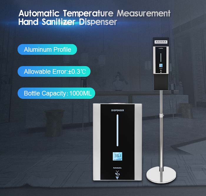 TF86 Infrared Temperature Measurement Hand Sanitizer Machine