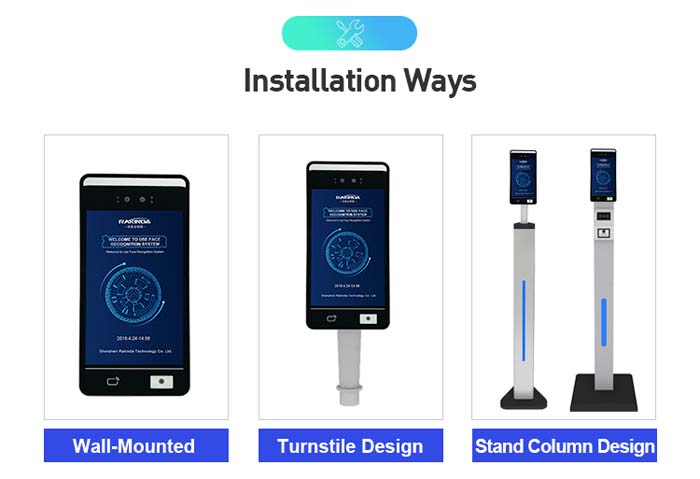 F5 Plus Face Recognition IC Card and QR Code and Access Control Machine