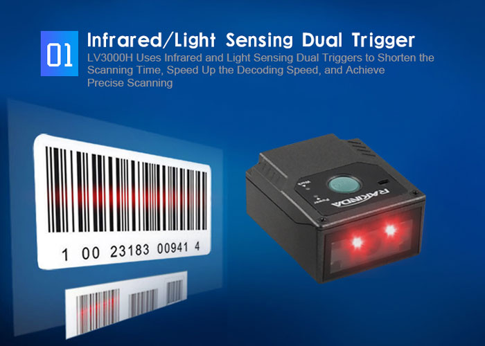 LV3000H Fixed Mount 2D Barcode Scanner