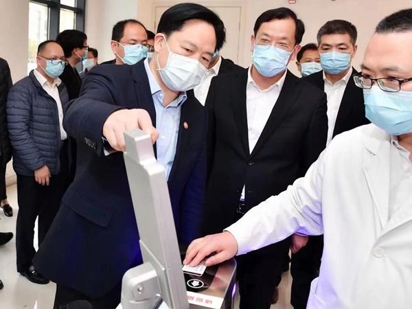 Suzhou Vaccination Point Implements Health Code for Face Temperature Measurement