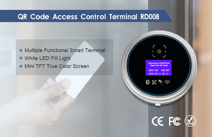 RD008 IC Card Reader and QR Code Access Control