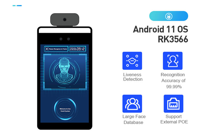 F6CS Face Recognition Device for Smart Time Attendance