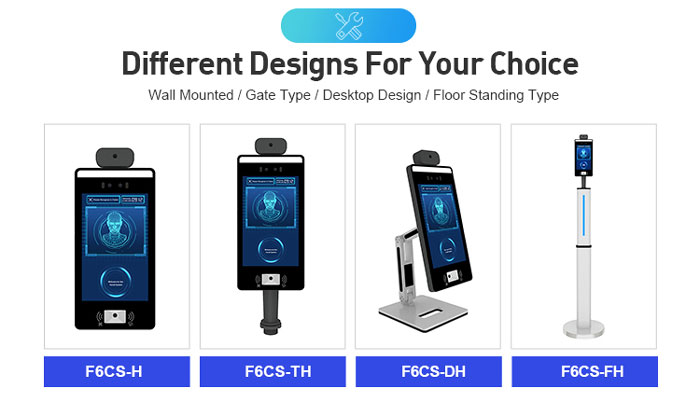 F6CS-DH Best Price OEM Factory Desktop Design Smart Face Temp Measuring Device