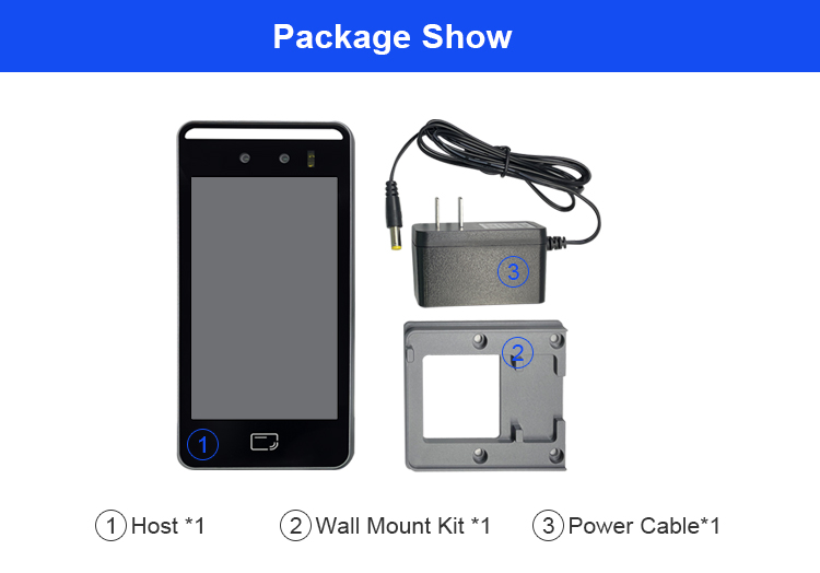 F1 PRO Smart 5 Inch Face Recognition Device Built In NFC Card Reader