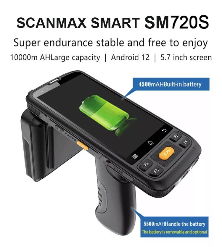 UHF Android Smart Computer PDA Barcode Scanner