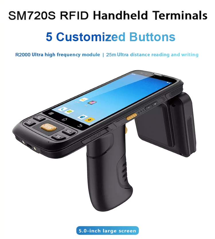 UHF Android Smart Computer PDA Barcode Scanner