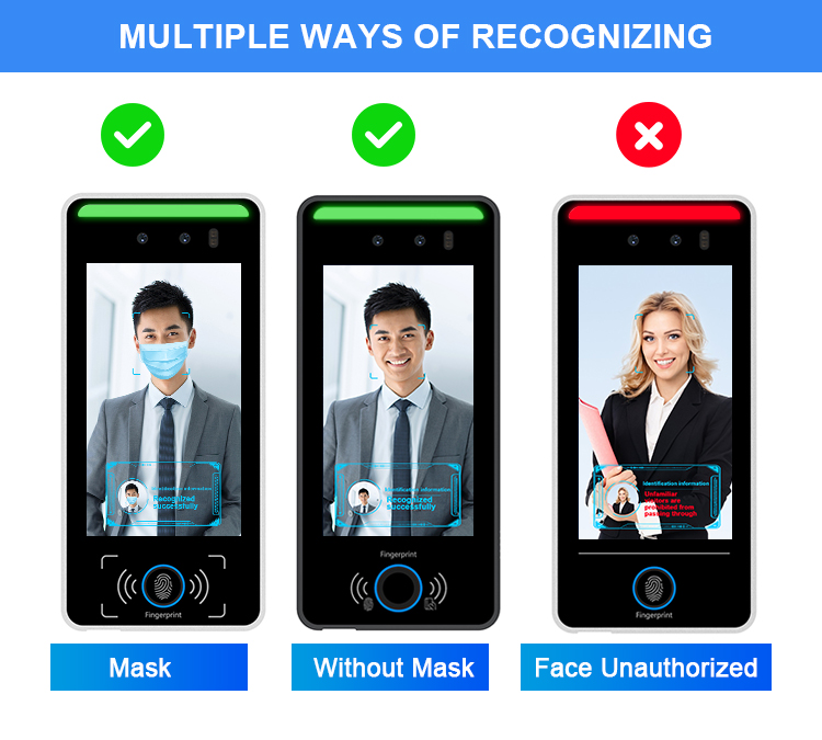 F1 Plus Biometric Access Control Products with Face Recognition Fingerprint Access Control Systems