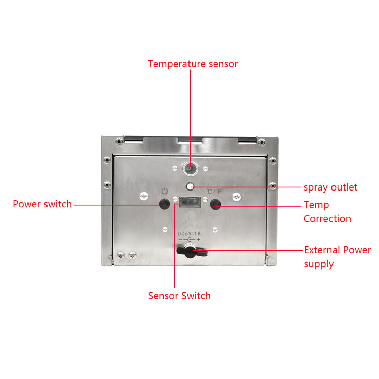 TF88 Automatic Temperature Measurement Soap Liquid Dispenser