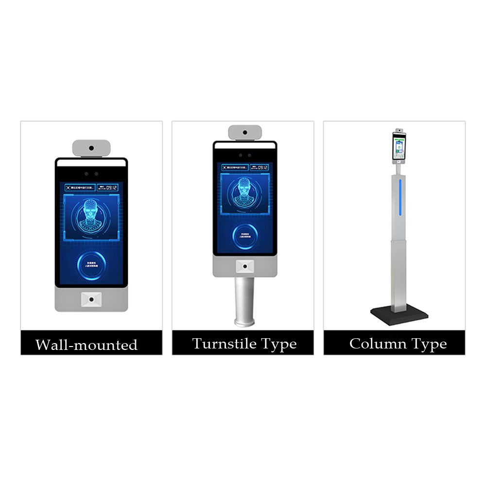 F6CS-FH Floor Standing Temp Measuring Face Recognition Device With Free SDK