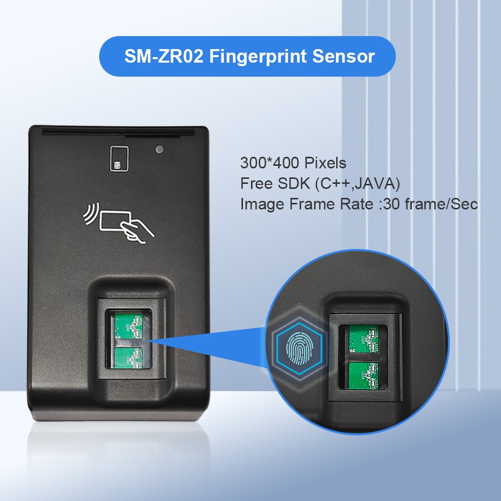 SM-ZR02 ID Card reader with Fingerprint Scanner